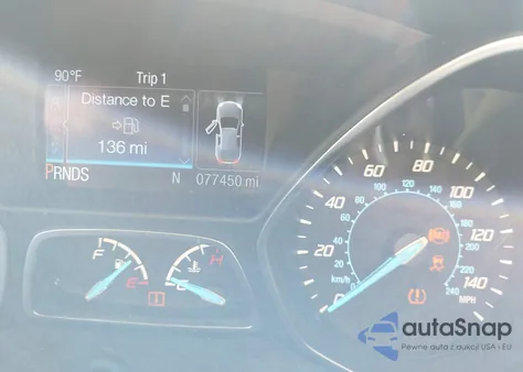 2016 Ford Escape Se from USA, damaged, VIN 1FMCU9GX1GUA58111